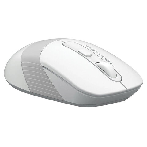 Мышь беспроводная A4TECH Fstyler FG10, USB, 4 кнопки, оптическая, белая, 1147569 - фото 2