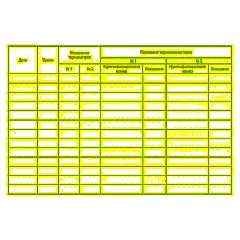 Журнал регистрации температуры в холодильном оборудовании - фото 3