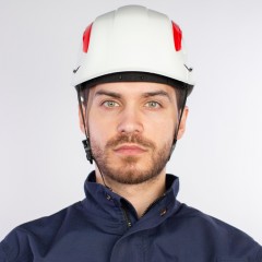 Каска DELTA PLUS GRANITE WIND белая с вентиляцией (артик произв GRAWIBCFL) - фото 4