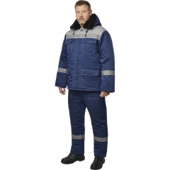 Костюм зим муж (куртка, бр) з35 син/сер 112-116/158-164 (Арсенал-СП) - фото 2