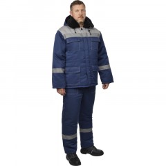 Костюм зимний муж з35-КБР синий/сер ( 48-50) 170-176 (Арсенал-СП) Костюм зимний муж з35-КБР синий/сер ( 48-50) 170-176 (Арсенал-СП) - фото 3