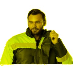 Куртка зим муж з38 гол/чер 112-116/170-176 - фото 8