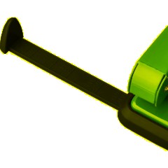 Дырокол Attache до 35 листов, с блокиратором, металлич., синий - фото 4