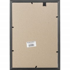 Рамка пластиковая 591 21x30 (A4) серебро - фото 3