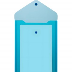 Папка-конверт на кнопке A5 вертикал про з син 0.18мм, 10 шт.уп Папка-конверт на кнопке A5 вертикал про з син 0.18мм, 10 шт.уп - фото 2