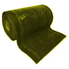 Коврик входной грязезащитный ворсовый дорожка 90x1000 см темно-серый-черный