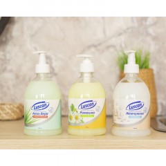 Крем-мыло жидкое LUSCAN Ромашка 500мл с дозатором - фото 5