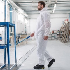 Комбинезон одноразовый с кап DELTA PLUS DT215 бел р-р XXL (DT215XX) Комбинезон одноразовый с кап DELTA PLUS DT215 бел р-р XXL (DT215XX) - фото 8