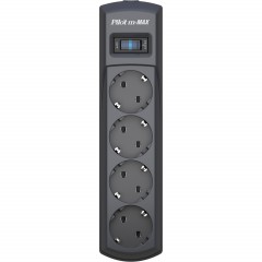 Сетевой фильтр PILOT m MAX (4/5м/16А/150Дж/темн.серый) - фото 2