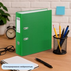 Папка-регистратор с арочн.мех.AttacheSelection Экономи 90мм,зел,ПБП1,карм.к Папка-регистратор с арочн.мех.AttacheSelection Экономи 90мм,зел,ПБП1,карм.к - фото 12