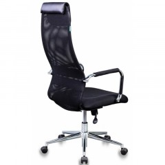 Кресло VB_Бюрократ KB-9N/BLACK ткань,сетка черный TW-01 TW-11, хром Кресло VB_Бюрократ KB-9N/BLACK ткань,сетка черный TW-01 TW-11, хром - фото 4