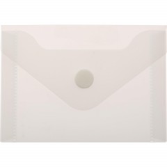 Папка-конверт на кнопке А7 105x74мм 180 мкм  ассорти,Attache  20шт.уп - фото 3