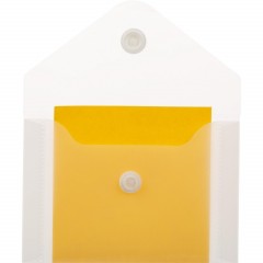 Папка-конверт на кнопке А7 105x74мм 180 мкм  ассорти,Attache  20шт.уп - фото 4