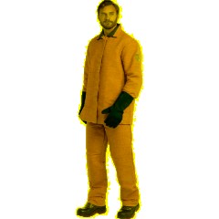 Костюм сварщика брезентовый КБР (арт.КС02) 56-58/182-188 - фото 2