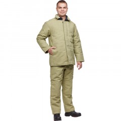Костюм сварщика брезентовый утепл. кур/бр (модель КС02ПР) (48-50) 170-176 Костюм сварщика брезентовый утепл. кур/бр (модель КС02ПР) (48-50) 170-176 - фото 4