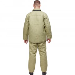 Костюм сварщика брезентовый утепл. кур/бр (модель КС02ПР) (56-58) 170-176 Костюм сварщика брезентовый утепл. кур/бр (модель КС02ПР) (56-58) 170-176 - фото 5