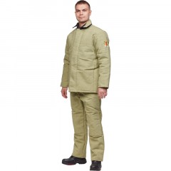 Костюм сварщика брезентовый утепл. кур/бр (модель КС02ПР) (44-46) 182-188 Костюм сварщика брезентовый утепл. кур/бр (модель КС02ПР) (44-46) 182-188 - фото 3