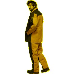 Костюм сварщика брезент+спилок КБР (арт.КС09) 44-46/182-188 - фото 6