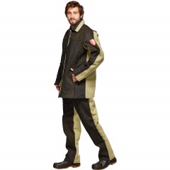 Костюм сварщика брезент+спилок КБР (арт.КС09) 56-58/182-188 - фото 7