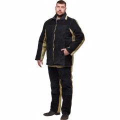 Костюм сварщика брезент+спилок утепл. КБР (арт. КС21ПР) 48-50/182-188 Костюм сварщика брезент+спилок утепл. КБР (арт. КС21ПР) 48-50/182-188 - фото 3