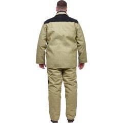 Костюм сварщика брезент+спилок утепл. КБР (арт. КС21ПР) 48-50/182-188 Костюм сварщика брезент+спилок утепл. КБР (арт. КС21ПР) 48-50/182-188 - фото 4