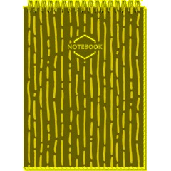 Блокнот А5,60л,клетка,метал.гребень,цв.обложка Стильный Офис 2741 в ассорт - фото 3