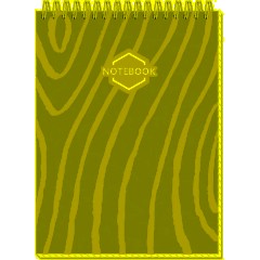 Блокнот А5,60л,клетка,метал.гребень,цв.обложка Стильный Офис 2741 в ассорт - фото 4