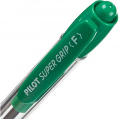 Ручка шариковая автомат. BPGP-10R-F G SUPER GRIP зеленого цвета - фото 3