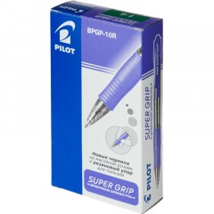 Ручка шариковая автомат. BPGP-10R-F G SUPER GRIP зеленого цвета - фото 5