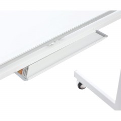 Флипчарт магнитно-маркерный Attache 70х100 двусторонний, на роликах - фото 5