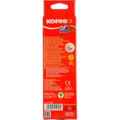 Карандаши цветные 2цв 3-гран,двустор Kores JUMBO 94851 - фото 5