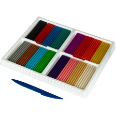 Пластилин классический Луч Классика 16 цв 320 г со стеком, 20С 1329-08 - фото 2