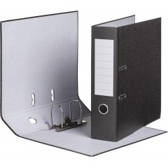 Папка-регистратор мрамор ,80 мм Элементари , мет уголк.,бум./бум.,черн - фото 4