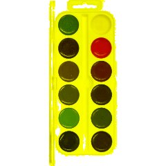 Краски акварельн. Гамма Юный художник 12цв б/кисти - фото 2