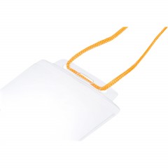 Бейдж 77x118мм Attache д/карт 71х100мм тесьма вертик.1017, 10 шт - фото 2