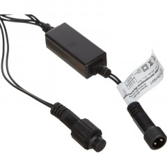 Гирлянда светодиодная Мультишарики 13мм, 20м,черный ПВХ, 200, RGB 303-509-1 - фото 3
