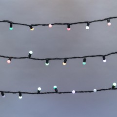 Гирлянда светодиодная Мультишарики 17,5мм, 10м,черн ПВХ, 100, RGB 303-509-2 Гирлянда светодиодная Мультишарики 17,5мм, 10м,черн ПВХ, 100, RGB 303-509-2 - фото 3