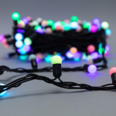 Гирлянда светодиодная Мультишарики 17,5мм, 10м,черн ПВХ, 100, RGB 303-509-2 Гирлянда светодиодная Мультишарики 17,5мм, 10м,черн ПВХ, 100, RGB 303-509-2 - фото 5