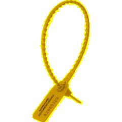 Пломба пластиковая номерная, одноразовая, 200 мм, зеленые, 1000 шт/ - фото 3