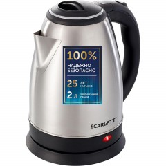 Чайник Scarlett SC-EK21S26, 2л, 1800Вт, (серебристый) - фото 5