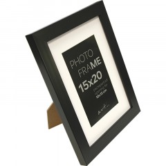 Рамка пластиковая с паспарту Gloria Black 15x20 37 Рамка пластиковая с паспарту Gloria Black 15x20 37 - фото 4