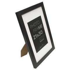 Рамка пластиковая с паспарту Gloria Black 21x30 37 Рамка пластиковая с паспарту Gloria Black 21x30 37 - фото 3