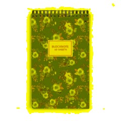 Блокнот А5,40л,клетка,гребень ЦВЕТЫ.ПАТТЕРН 3-40-251 в ассорт - фото 4