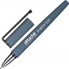 Ручка гелевая неавтомат. Attache Selection Graphite цвет чернил синий Ручка гелевая неавтомат. Attache Selection Graphite цвет чернил синий - фото 2