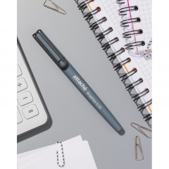 Ручка гелевая неавтомат. Attache Selection Graphite цвет чернил синий - фото 5
