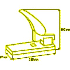 Степлер мощный Attache 23/6-23/13, до 100 листов, металл, черный - фото 7