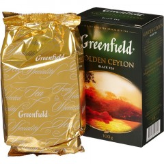 Чай Greenfield Golden Ceylon листовой черный,100г 0351-14,133554 Чай Greenfield Golden Ceylon листовой черный,100г 0351-14,133554 - фото 2