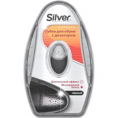 Губка для обуви -блеск с дозатором силикона/ антистат 6 мл Черный PS2007-01
