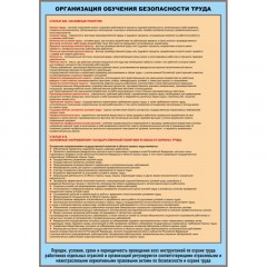 Информационный стенд-плакат Охрана труда 950х625 1отд. А4 и 5 демопанелей - фото 5