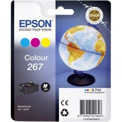 Картридж струйный Epson T267 C13T26704010 цвет. для WF-100 Картридж струйный Epson T267 C13T26704010 цвет. для WF-100 - фото 2